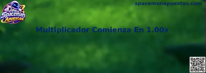 Explicación visual del multiplicador que comienza en 1.00x en Spaceman Apuestas
