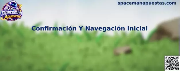 Confirmación Y Navegación Inicial Spaceman Apuestas