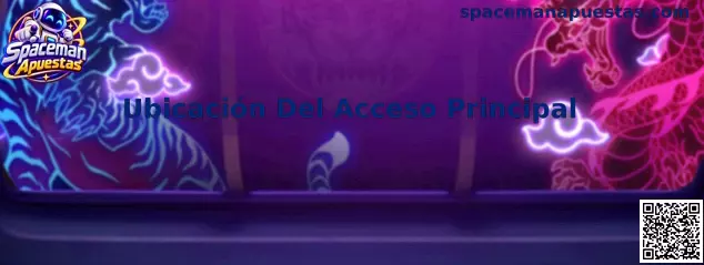 Ejemplo visual de la Ubicación Del Acceso Principal en una interfaz de inicio de sesión